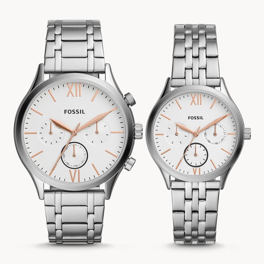 Fossil Couples Watch Gift Set His and Hers - Picture 3 of 5